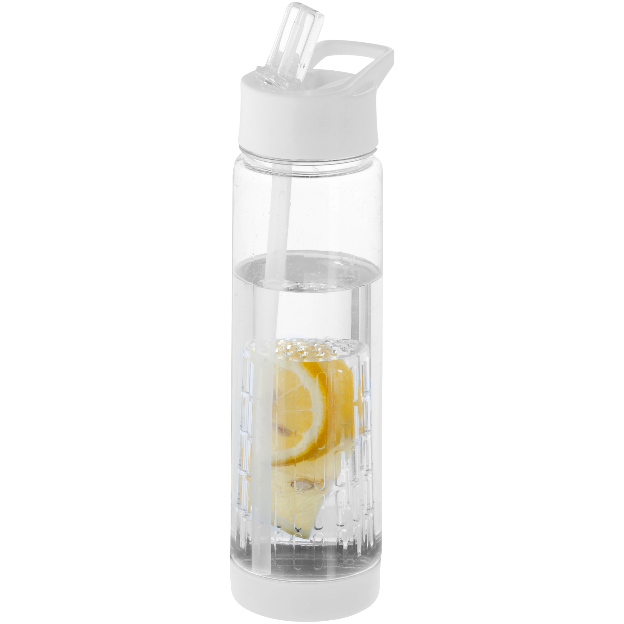 TUTTI FRUTTI BOTTLE with Infuser in Transparent white